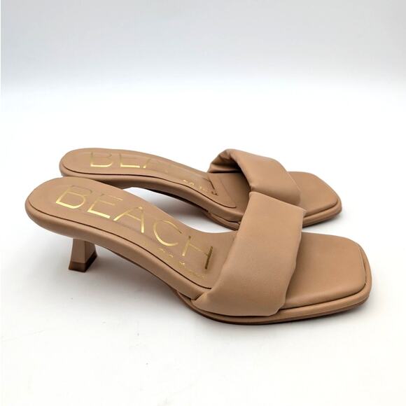 Beach by Matisse Blondie Kitten Heel Sandal Women's Natural Size US5M EU35.5 - Picture 3 of 10